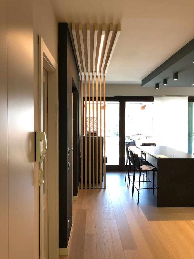 arredamento casa progetto zona giorno design cucina soggiorno mobile tv illuminazione pavimento(4)