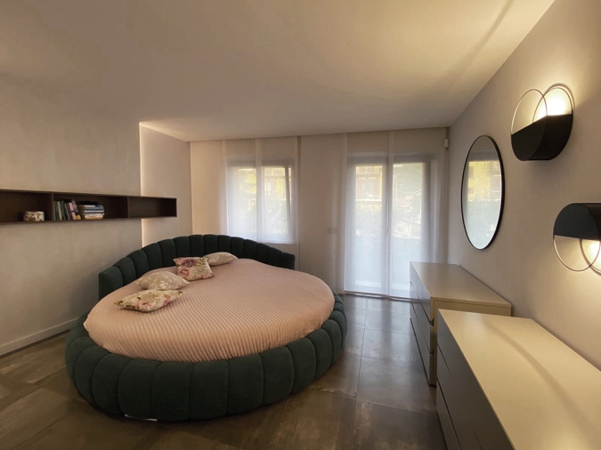 progettazione realizzazione arredamento soggiorno camera letto rotondo quarona 10